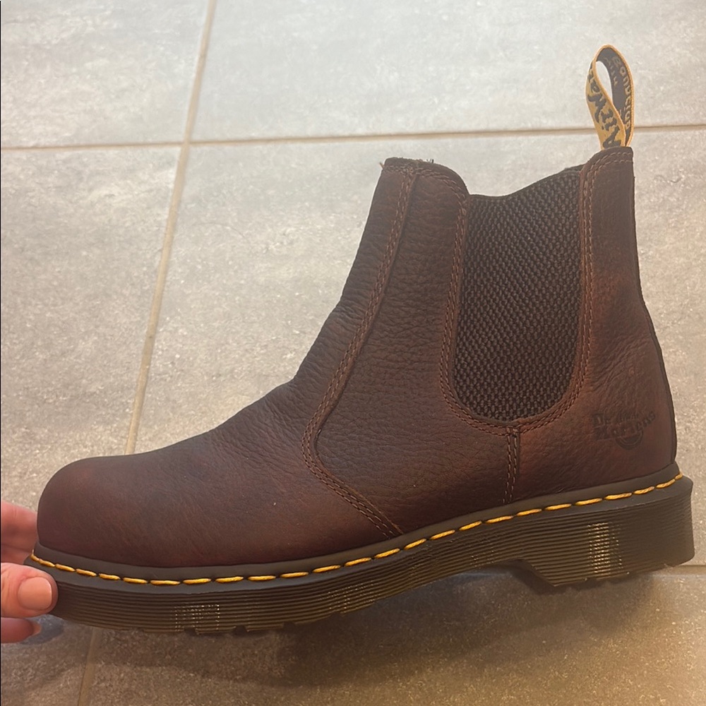 Dr. Martens Brown Leather Chelsea Boots